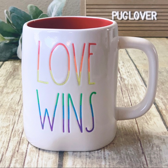 Rae Dunn Accessories - 🌈 1 of a kind 🌈 RAE DUNN mug { LOVE WINS }
